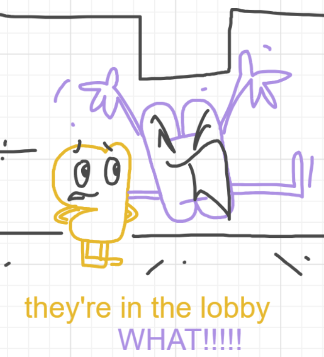 A panel from I've Been Everywhere, Man, episode nine of the Board Boards object show by Furretwalk/WalkingFurret.